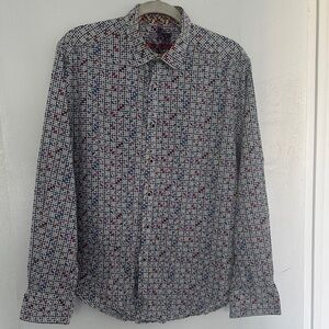 Robert Graham Multicolor Patterned Button Down Shirt